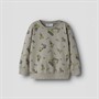 Name It Drenge Mini Vildar Dino Gravemaskine Sweatshirt Vintage Khaki