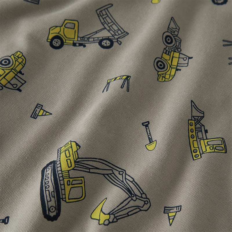 Name It Drenge Mini Vildar Dino Gravemaskine Sweatshirt Vintage Khaki