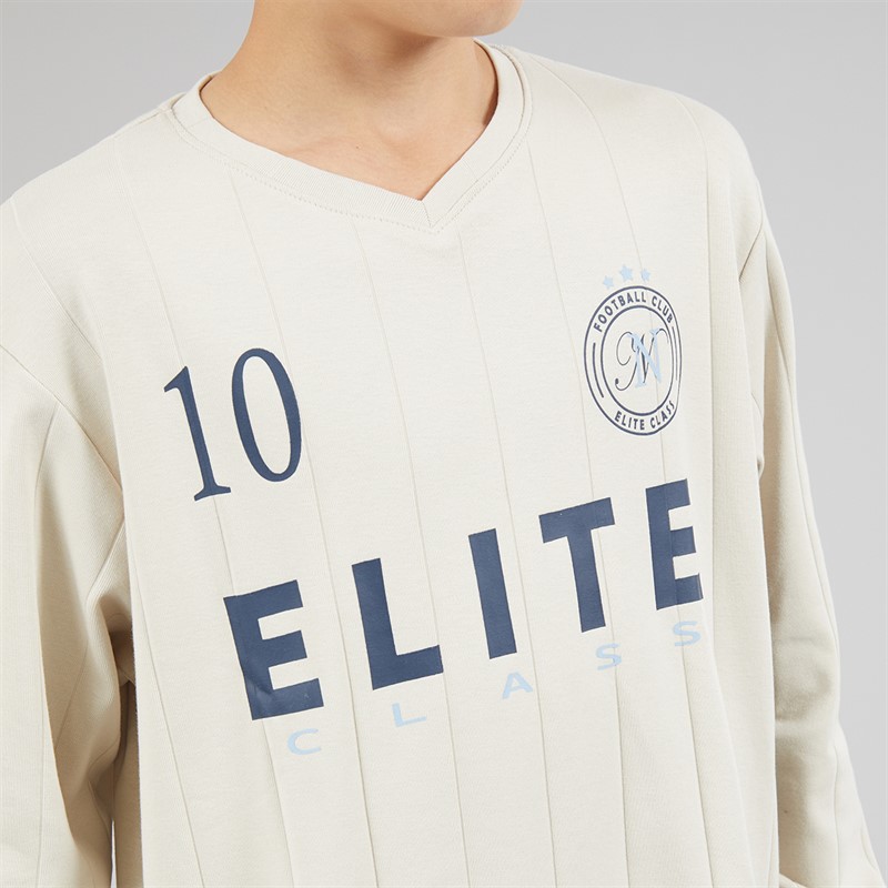 Name It Titan T-shirt z długim rękawem dla chłopca kolor Moonbeam
