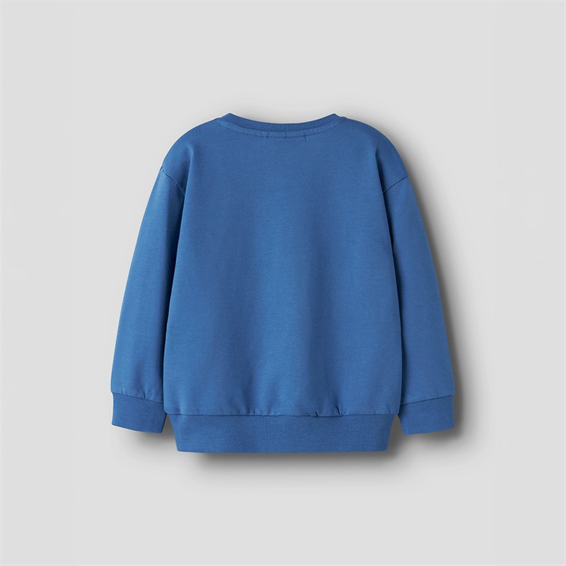 Name It Drenge Mini Vildar Gravemaskine Sweatshirt Delft