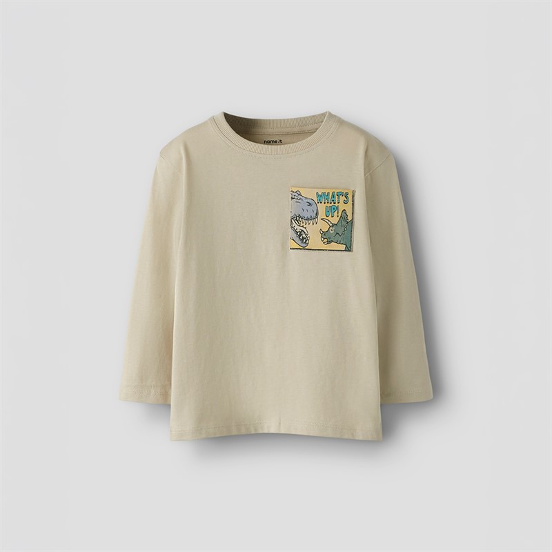 Name It Drenge Mini Sikalasi Langærmet T-shirt Peyote