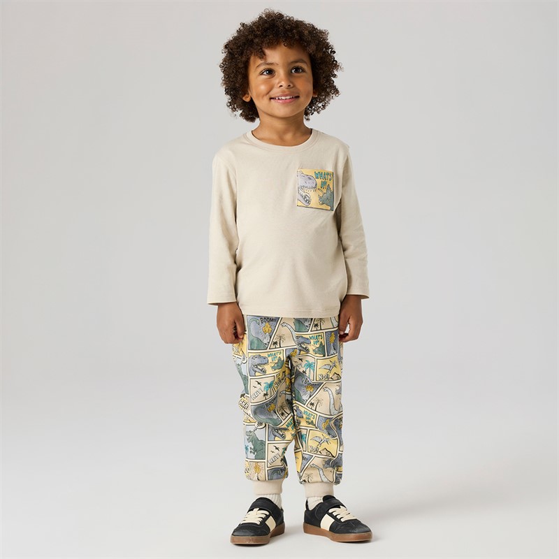 Name It Drenge Mini Sikalasi Langærmet T-shirt Peyote