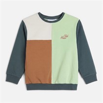 Name It Bluza mini z froty dla chłopca kolor Urban Chic