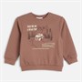 Name It Mini Balas bluza dla chłopca kolor Chocolate Malt