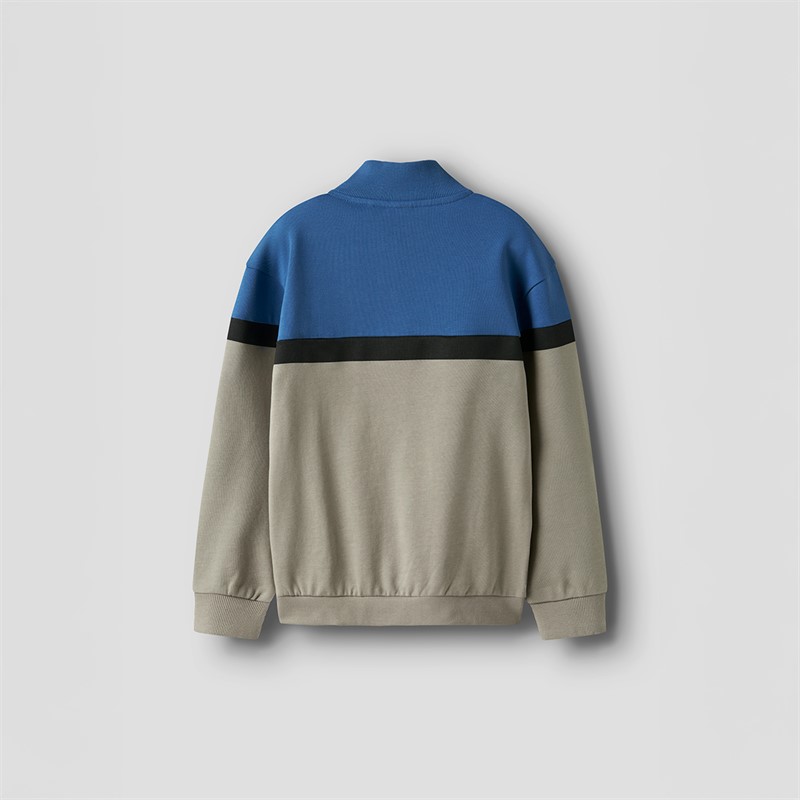 Name It Drenge Burke Half Zip Sweatshirt Vintage Khaki