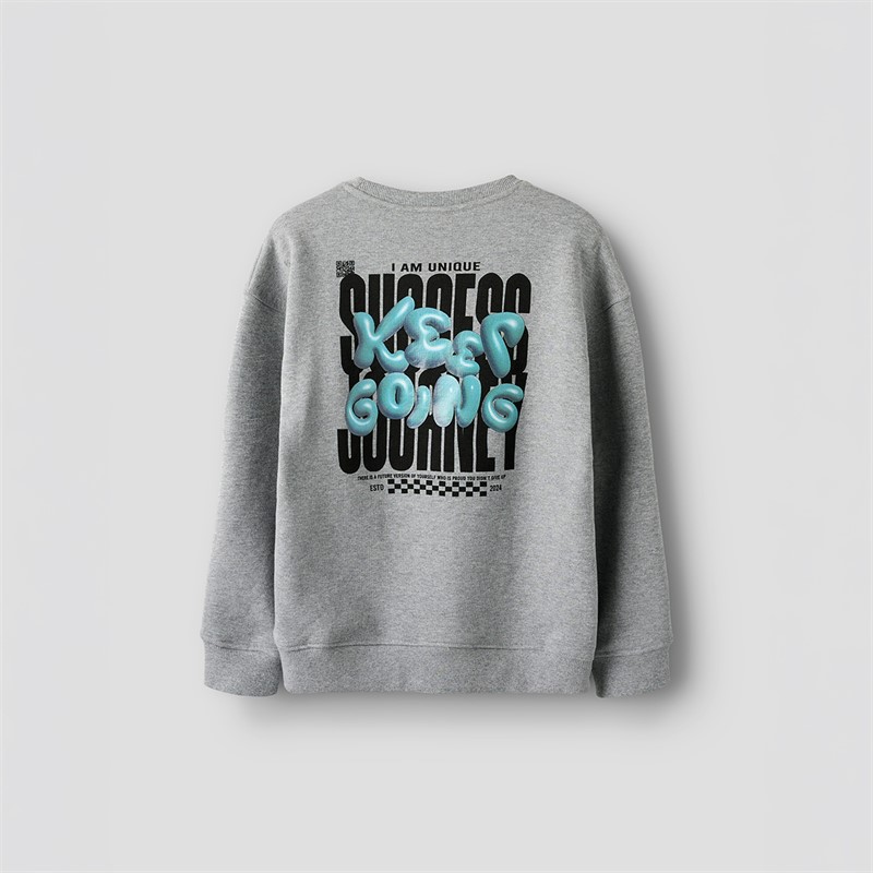 Name It Drenge Ronan Sweatshirt Grey Melange