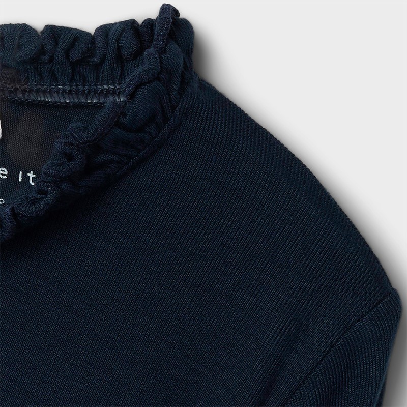 Name It Prakula koszulka z długim rękawem dla dziewczynki kolor Dark Sapphire