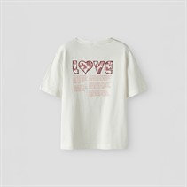 Name It Meisjes Bonnie T-shirt Cloud Dancer