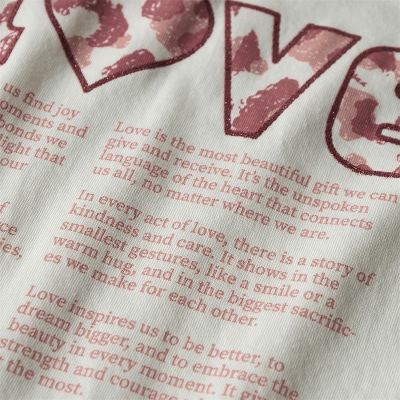 Name It T-shirt Bonnie Fille Cloud Dancer