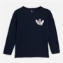 Name It Piger Teartas Langærmet T-shirt Navy Blazer