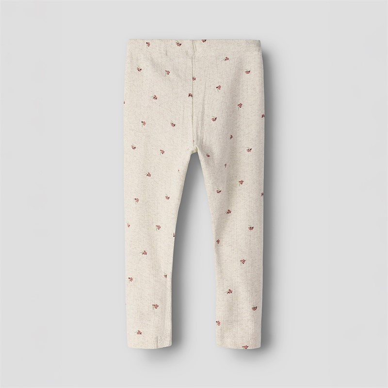 Name It Spodenki z nadrukiem jagód dla dziewczynki kolor Peyote Melange