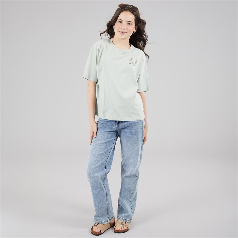 Name It Piger Bisa T Shirt Aqua Gray