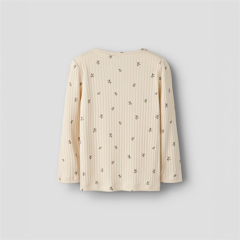 Name It Bessa top z długim rękawem dla dziewczynki kolor Buttercream