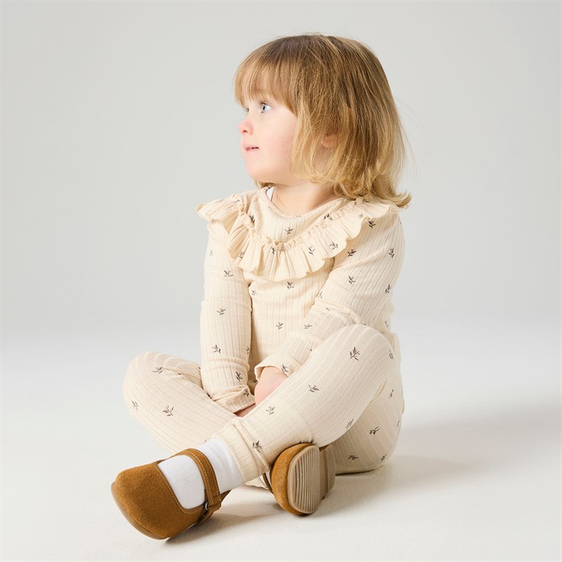 Name It Bessa top z długim rękawem dla dziewczynki kolor Buttercream