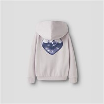 Name It Meisjes Thelma Hoodie Lilac Marble