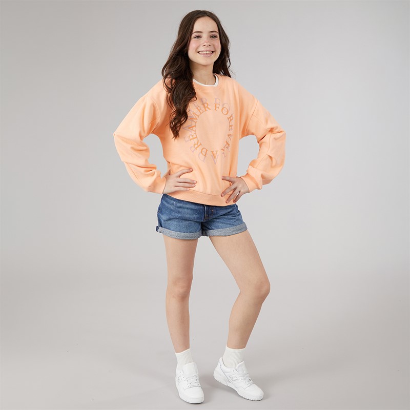 Name It Piger Taround Sweatshirt Peach Nectar