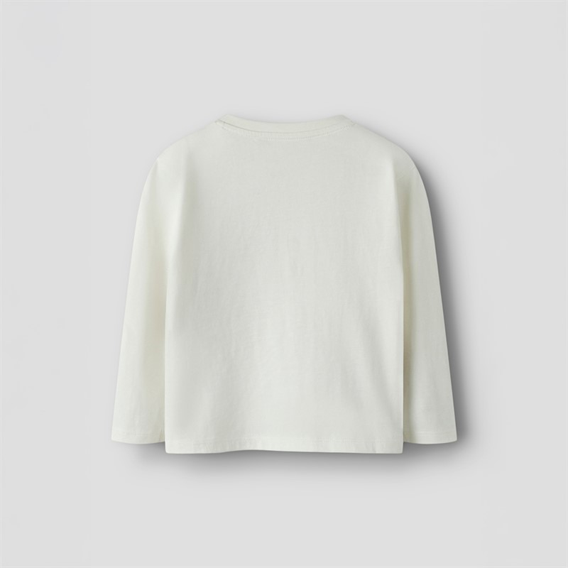 Name It Piger Velda Langærmet T Shirt Cloud Dancer