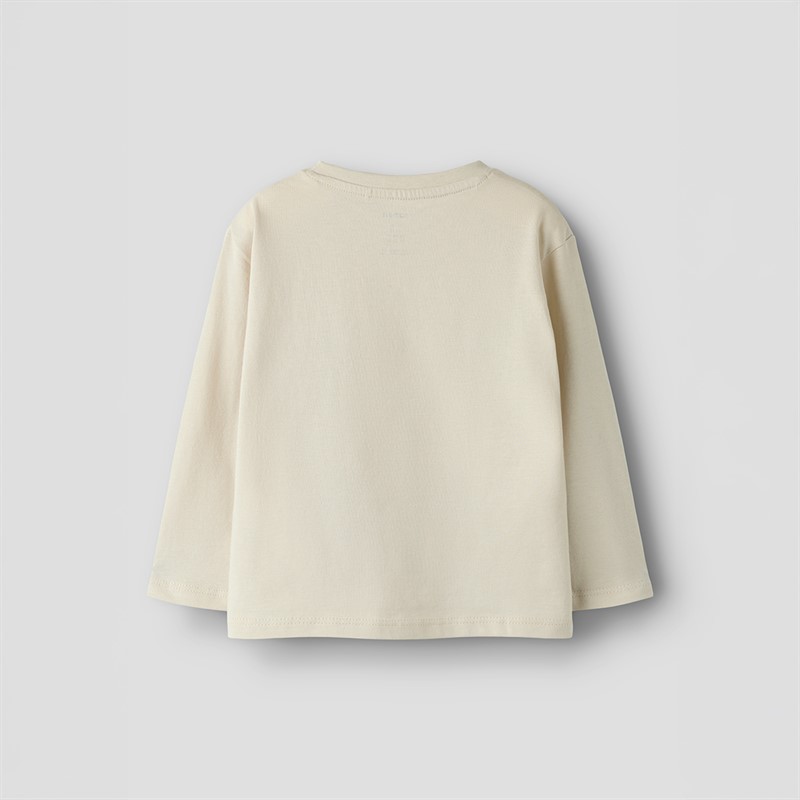 Name It Piger Velda Langærmet T Shirt Pumice Stone
