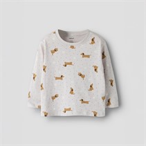 Name It Meisjes Velda Lange Mouwen T-Shirt Lilac Marble