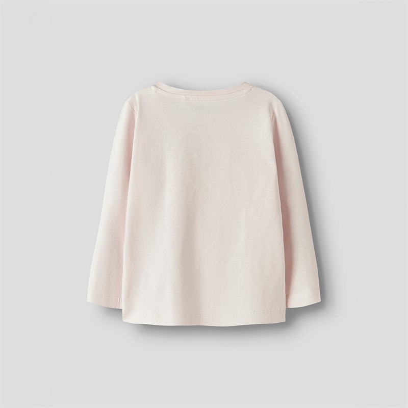 Name It Frosita T-shirt z długim rękawem dla dziewczynki kolor Mauve Morn