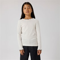 Name It Meisjes Tania Lange Mouwen Top Cloud Dancer