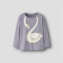 Name It Meisjes Valiane T-shirt met lange mouwen Lavender Gray