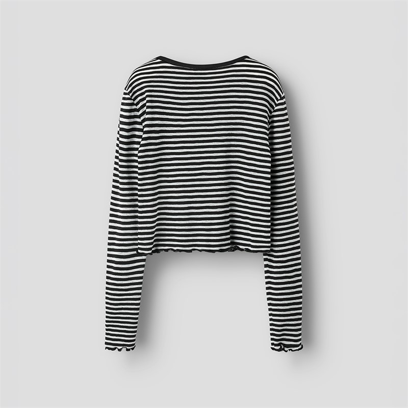 Name It T-shirt Manches Longues Bertis Fille Noir