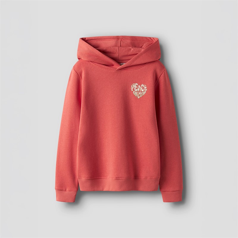 Name It Fille Biana Sweat à Capuche Spiced Coral