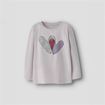Name It Meisjes Teartas T-shirt met lange mouwen Lilac Marble