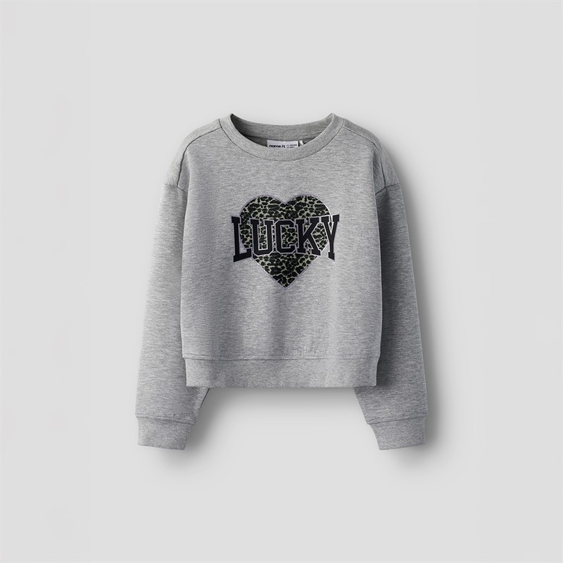 Name It Sweatshirt Bima Fille Grey Melange
