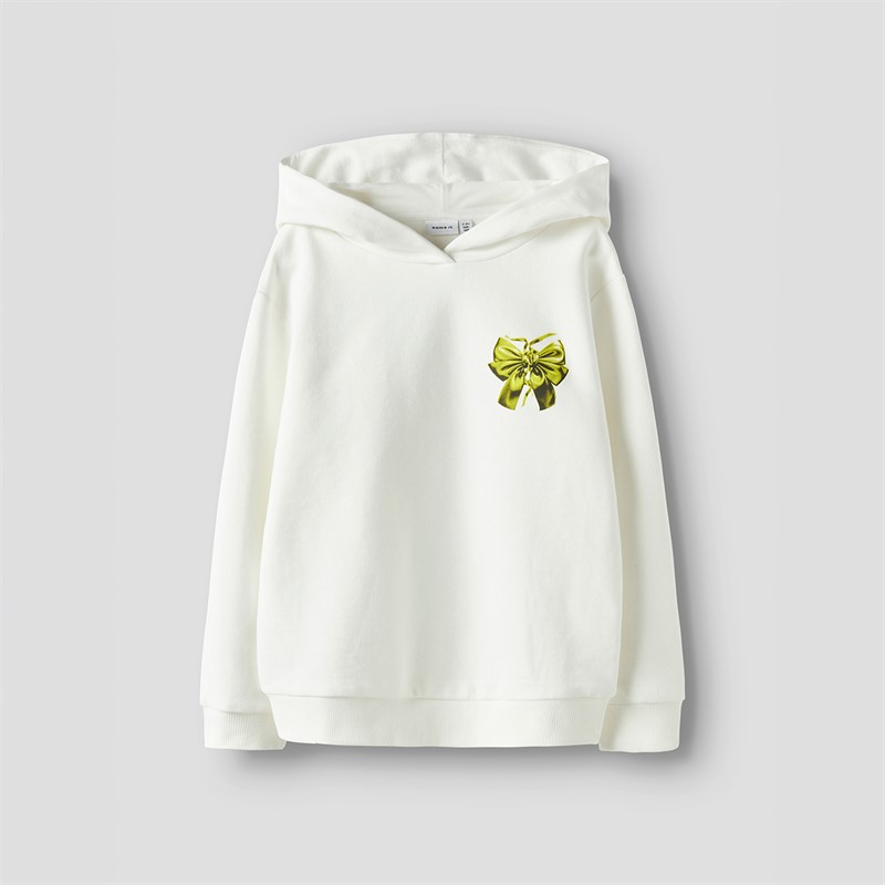Name It Fille sweat à Capuche Thelma Cloud Dancer