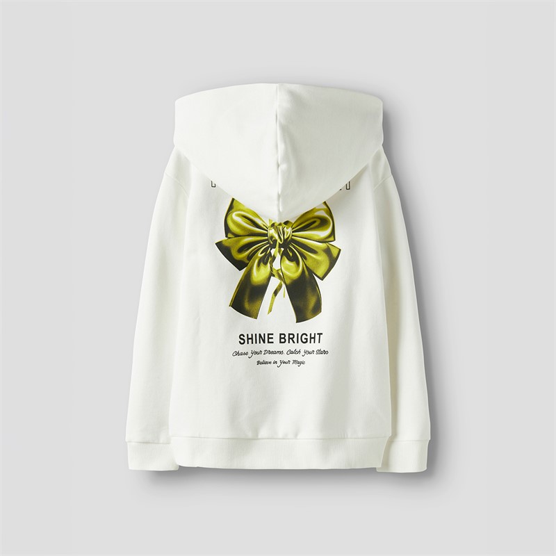 Name It Fille sweat à Capuche Thelma Cloud Dancer