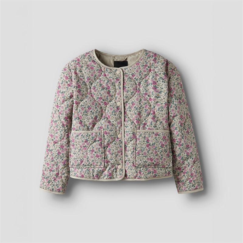 Name It Fille Marie Quilt Jacket Peyote