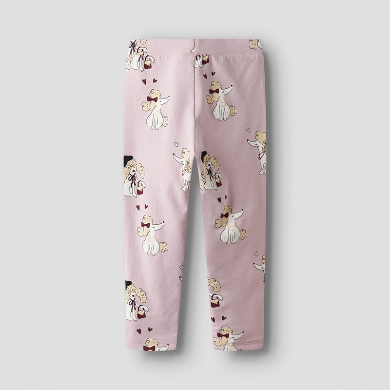 Name It Mädchen Rogia Wendbare Leggings Keepsake Lilac