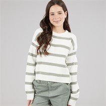 Name It Piger Vnilla Strikket Sweater Cloud Dancer/Shadow