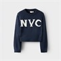 Name It Piger Sasya Strikket Sweater Navy Blazer