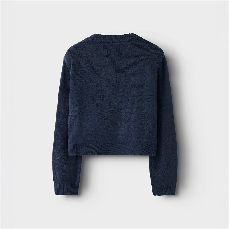 Name It Piger Sasya Strikket Sweater Navy Blazer
