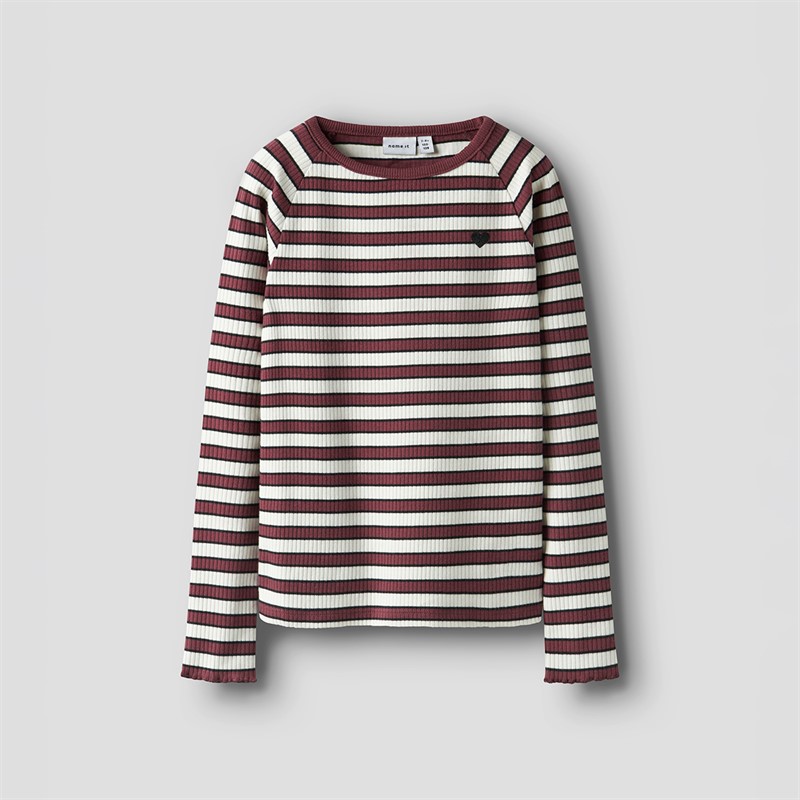 Name It T-shirt Tala Fille Oxblood Red