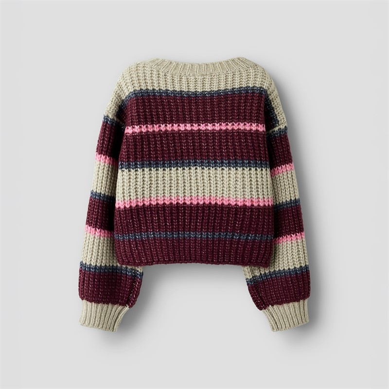 Name It Fille Pull Tricoté Subia Burgundy