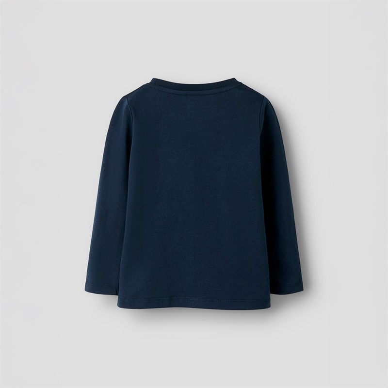 Name It Betua longsleeve top dla dziewczynki kolor Navy Blazer