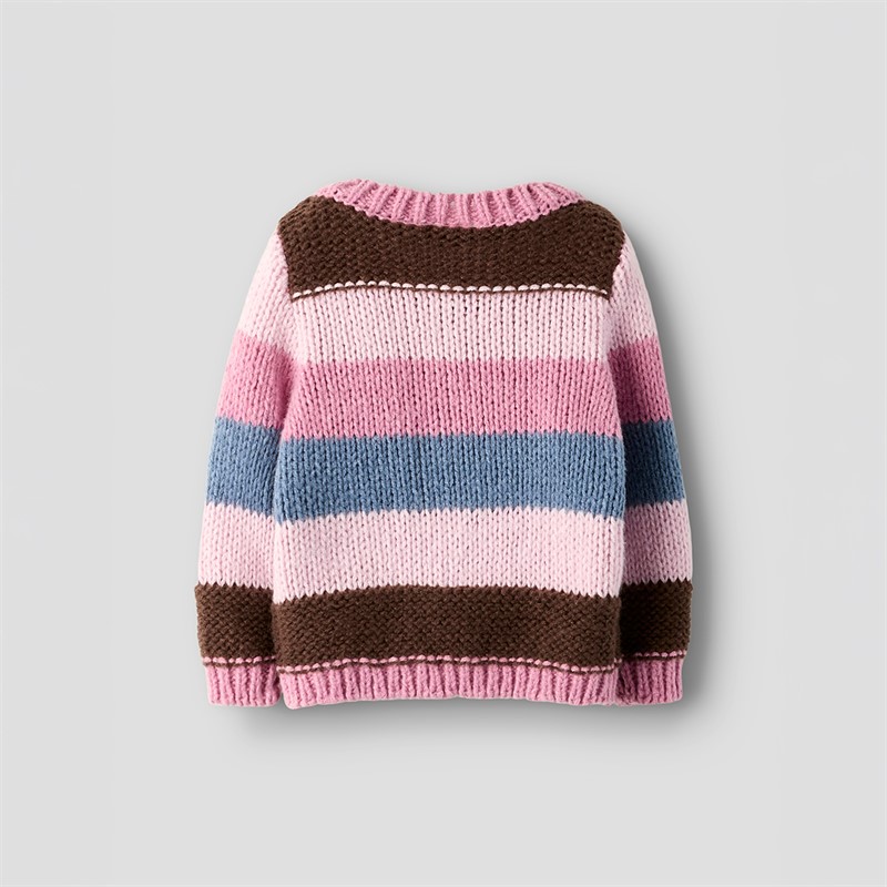 Name It Poronja sweter z dzianiny dla dziewczynki kolor Mauve Orchid