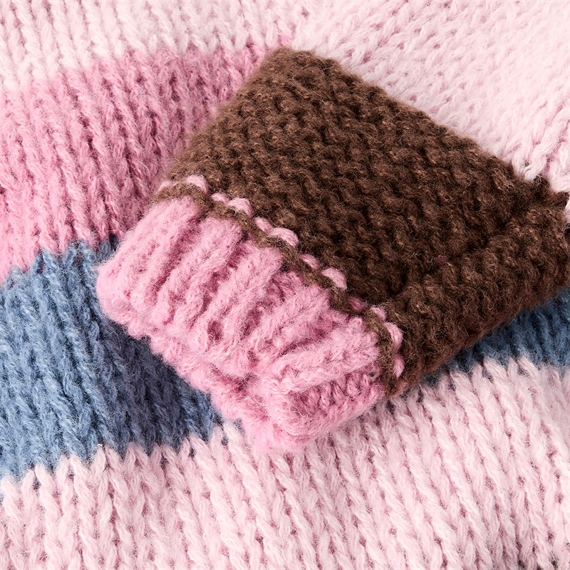 Name It Poronja sweter z dzianiny dla dziewczynki kolor Mauve Orchid