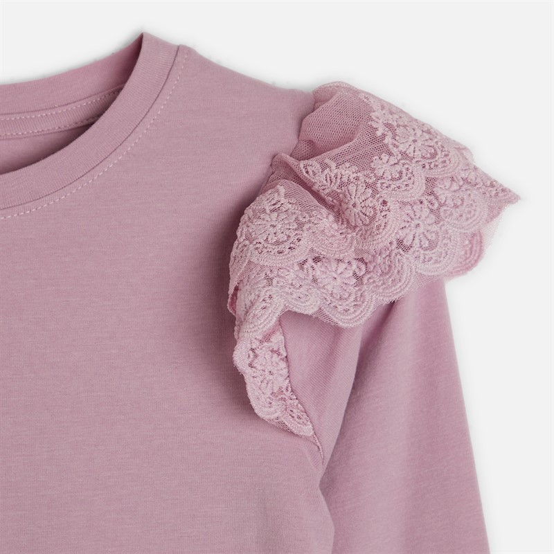 Name It Piger Tinsley Langærmet Bluse Dawn Pink