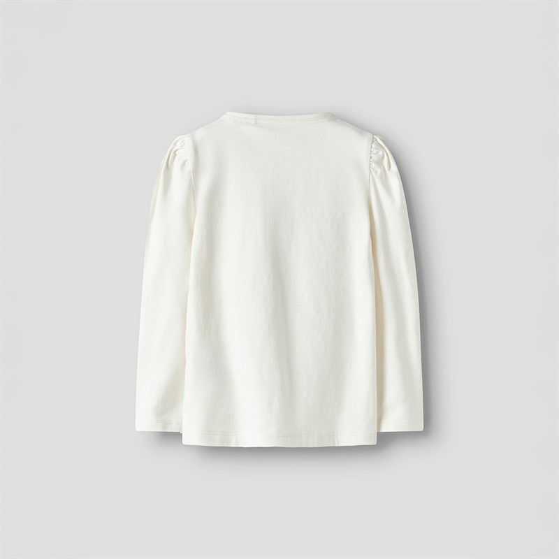 Name It Piger Tally Langærmet Top Cloud Dancer