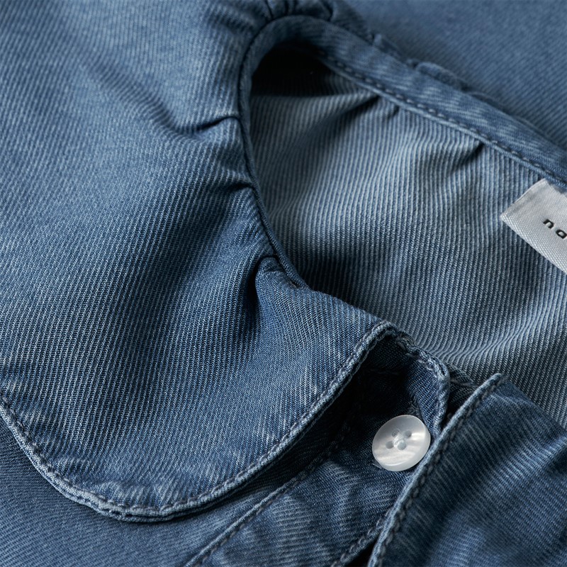 Name It Sophy koszulka dżinsowa dla dziewczynki kolor Medium Blue Denim