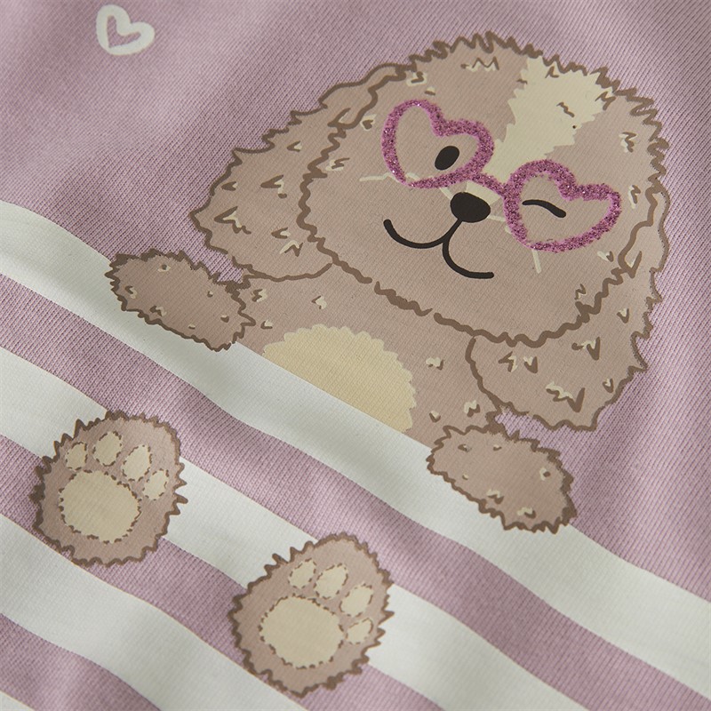 Name It Valiane T-shirt z długim rękawem dla dziewczynki kolor Dawn Pink