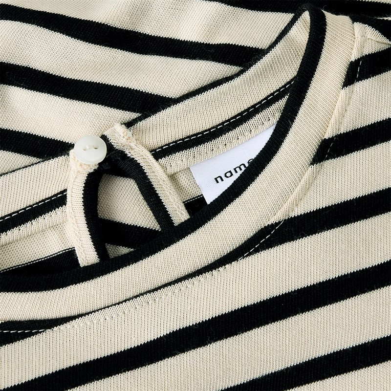 Name It Fille Belle Haut Manches Longues Cloud Dancer