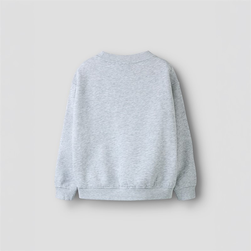 Name It Piger Shaney sweatshirt Light Grey Melange