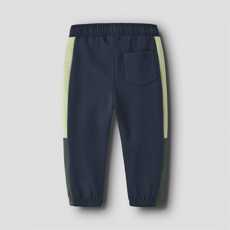 Name It Spodnie dresowe Mini Terry dla chłopca kolor Navy Blazer