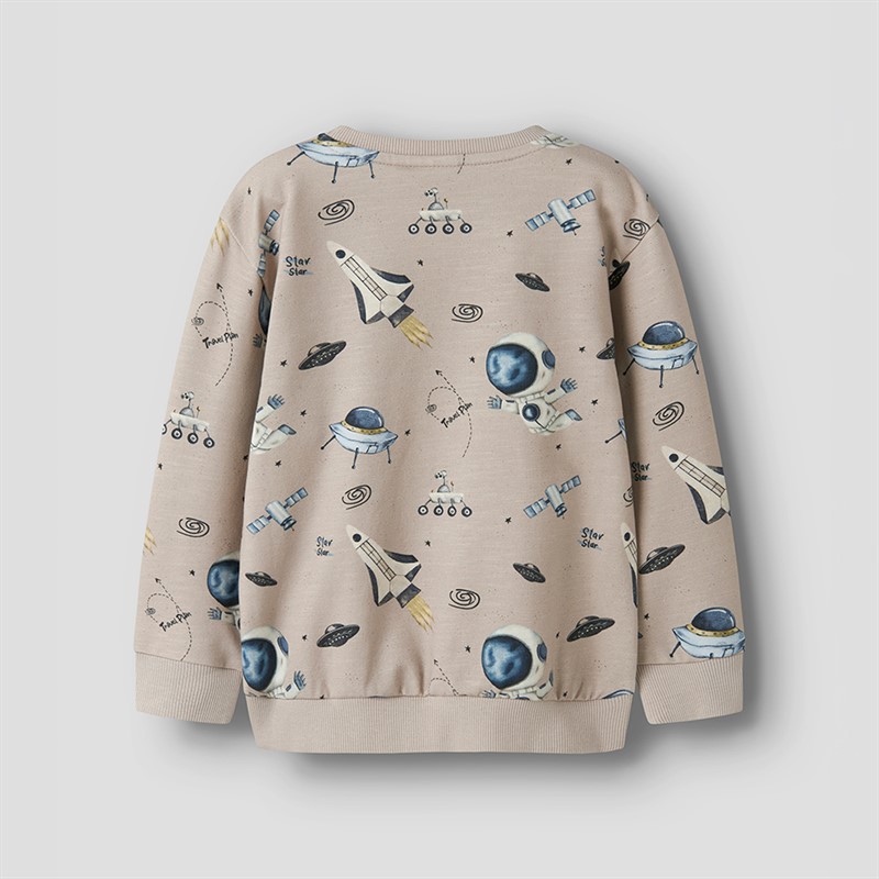 Name It Mini dace bluza dla chłopca kolor Chateau Gray